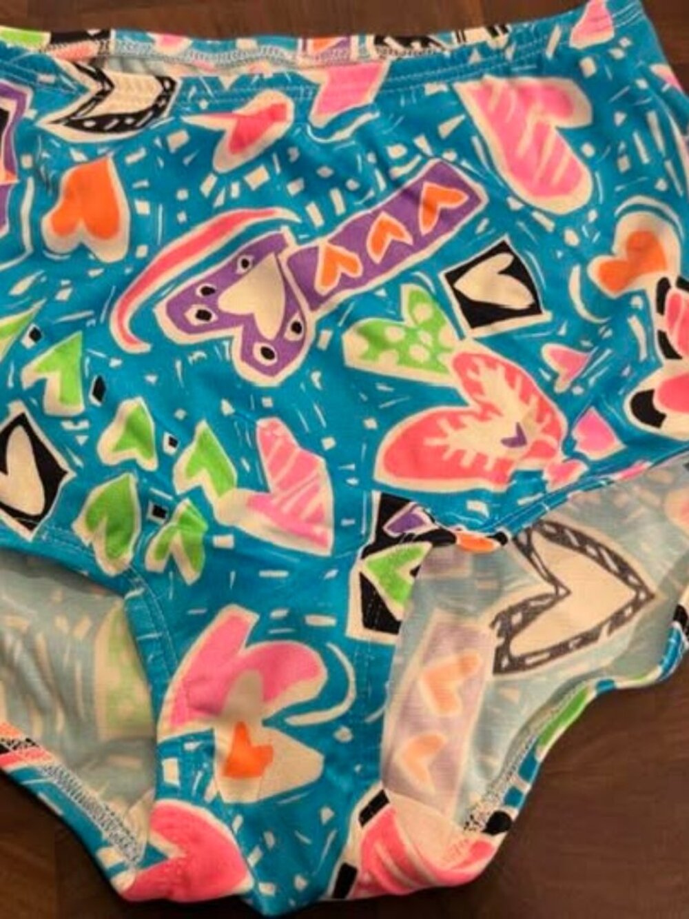 VTG Fancy Pants For Tennis or Pickleball Smooth Stretch Full Cut Brief Panty